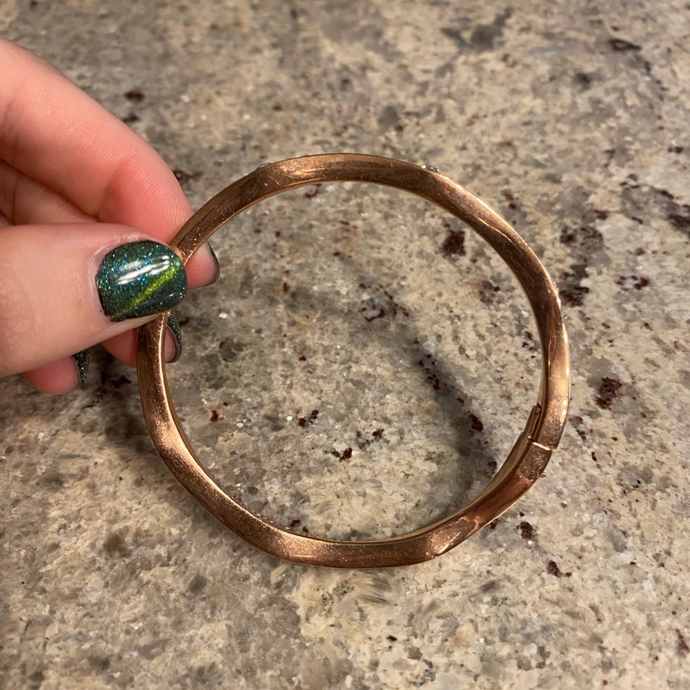 Kate Spade Heavy Metals Wave Bangle Bracelet - Picture 3 of 10